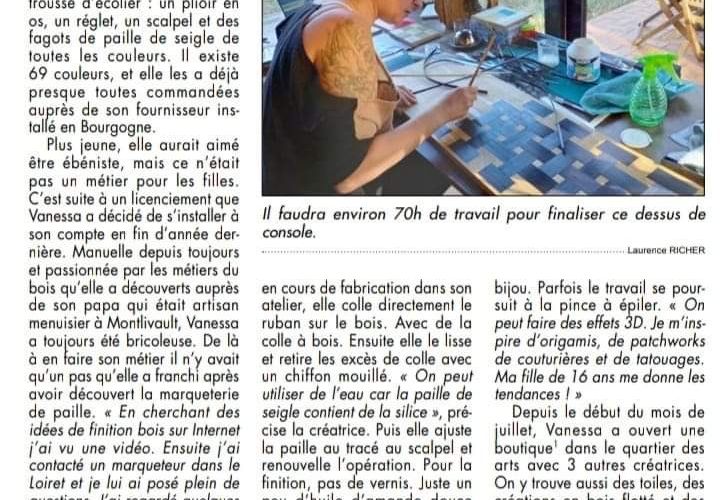Pour Vanessa Barbary, l’art n’est pas une paille